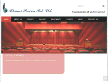 Tablet Screenshot of bhumiprocon.com